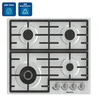 Cooktop Hisense 4 Bocas Inox GM663XB - 220 Volts