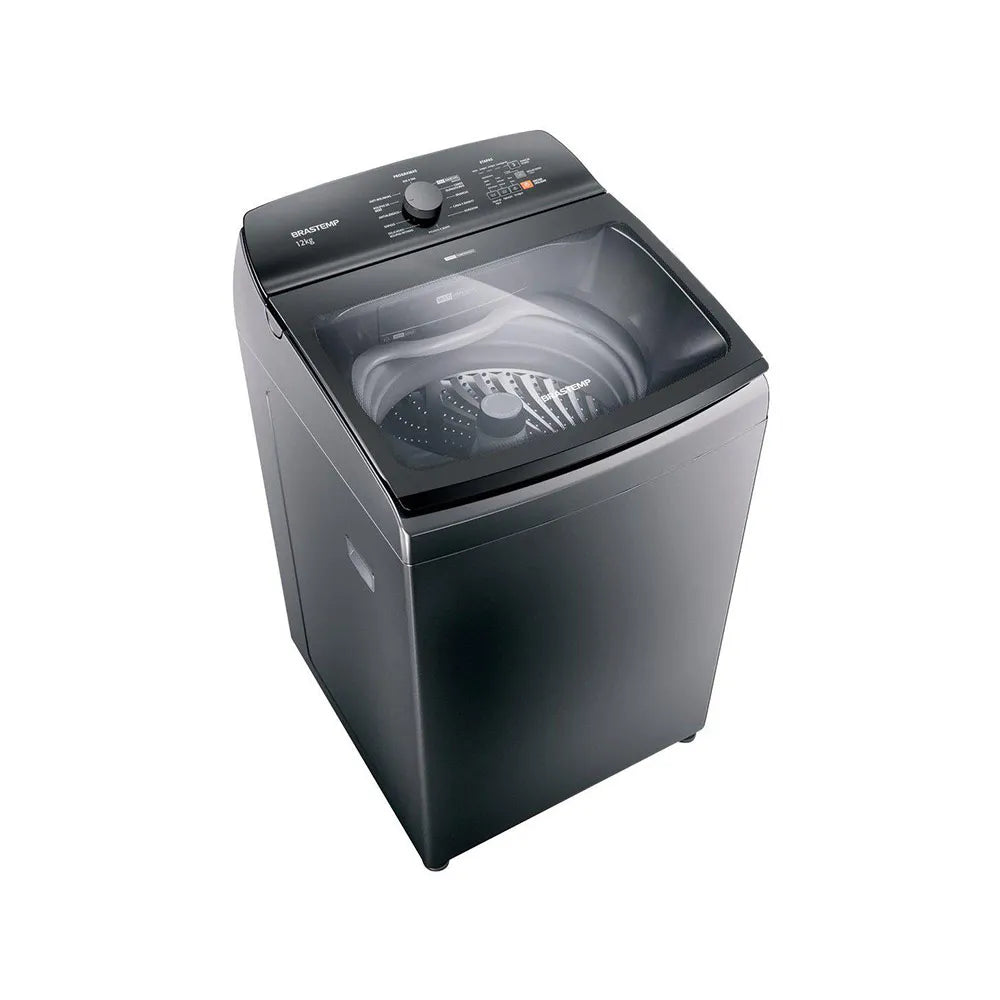 Lavadora de Roupas Brastemp 12Kg com Ciclo Tira Manchas Advanced e Ciclo Antibolinha Titânio BWK12A9 – 220 Volts