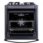 Fogão de Embutir Dako 4 Bocas Turbo Glass Preto - Bivolt