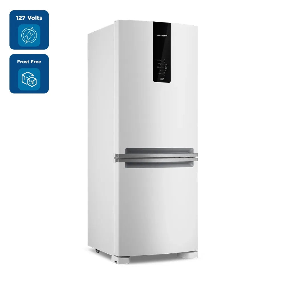 Refrigerador Brastemp 447 Litros Frost Free Inverse Branca BRE57FB – 127 Volts