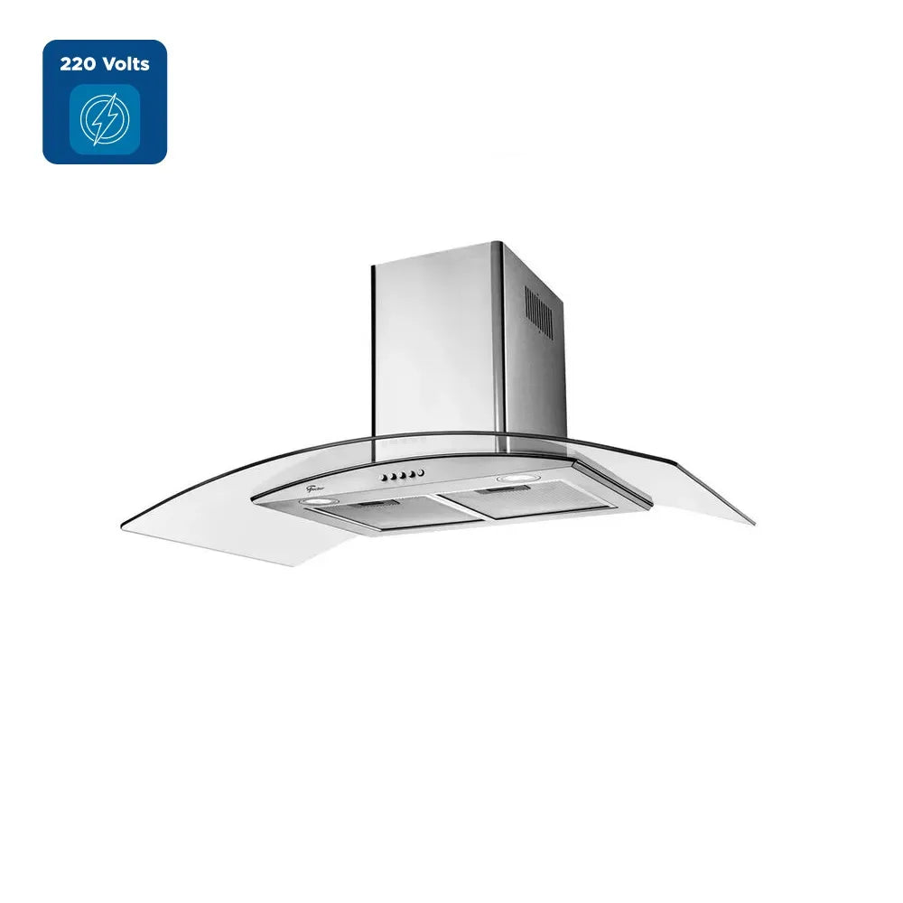 Coifa de Parede Fischer Talent CTF090 90 cm Vidro - 220 Volts