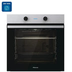 Forno Elétrico de Embutir Hisense 84 Litros Preto e Inox - 220 Volts
