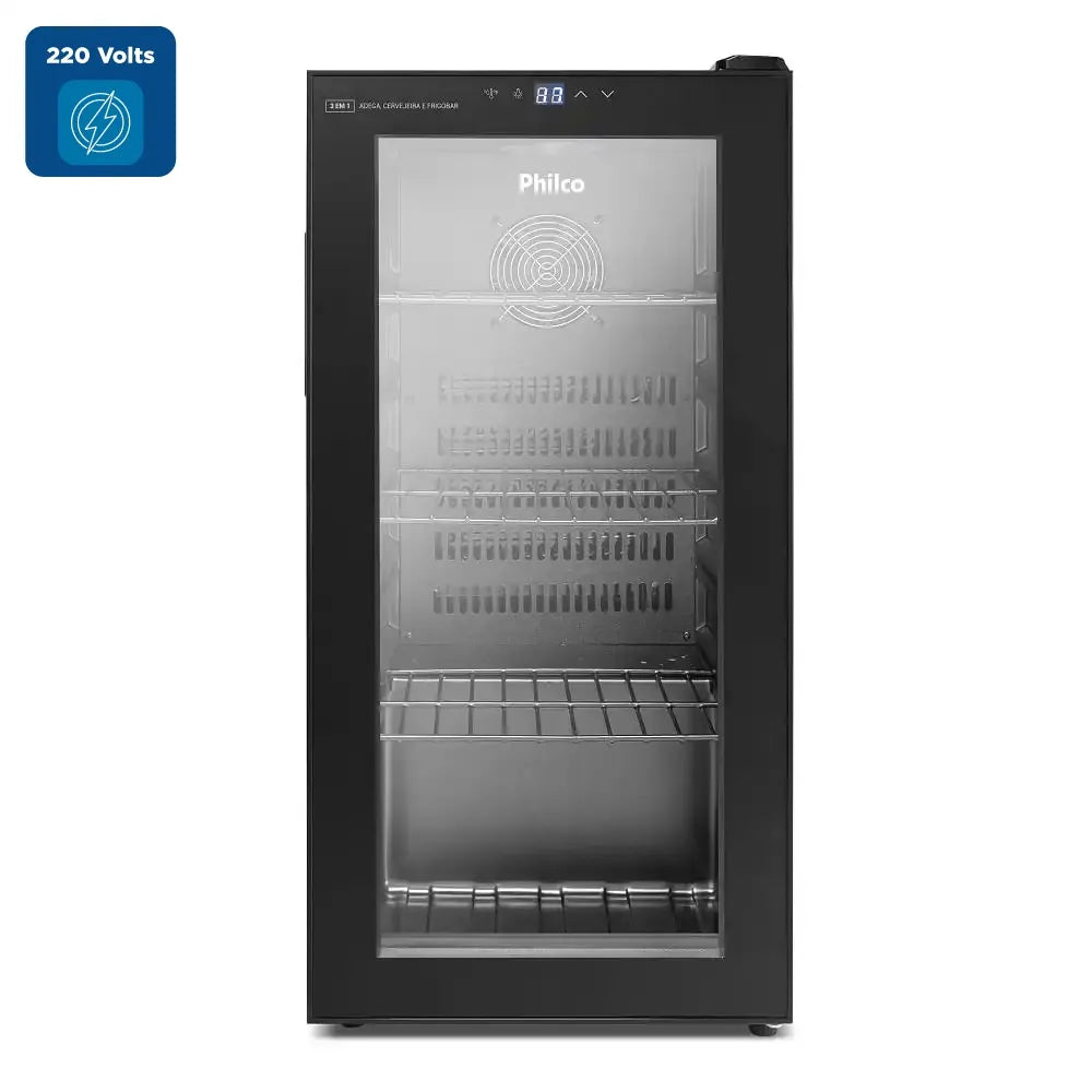 Cervejeira Philco 82 Litros 3 em 1 Preta PCV142P - 220 Volts