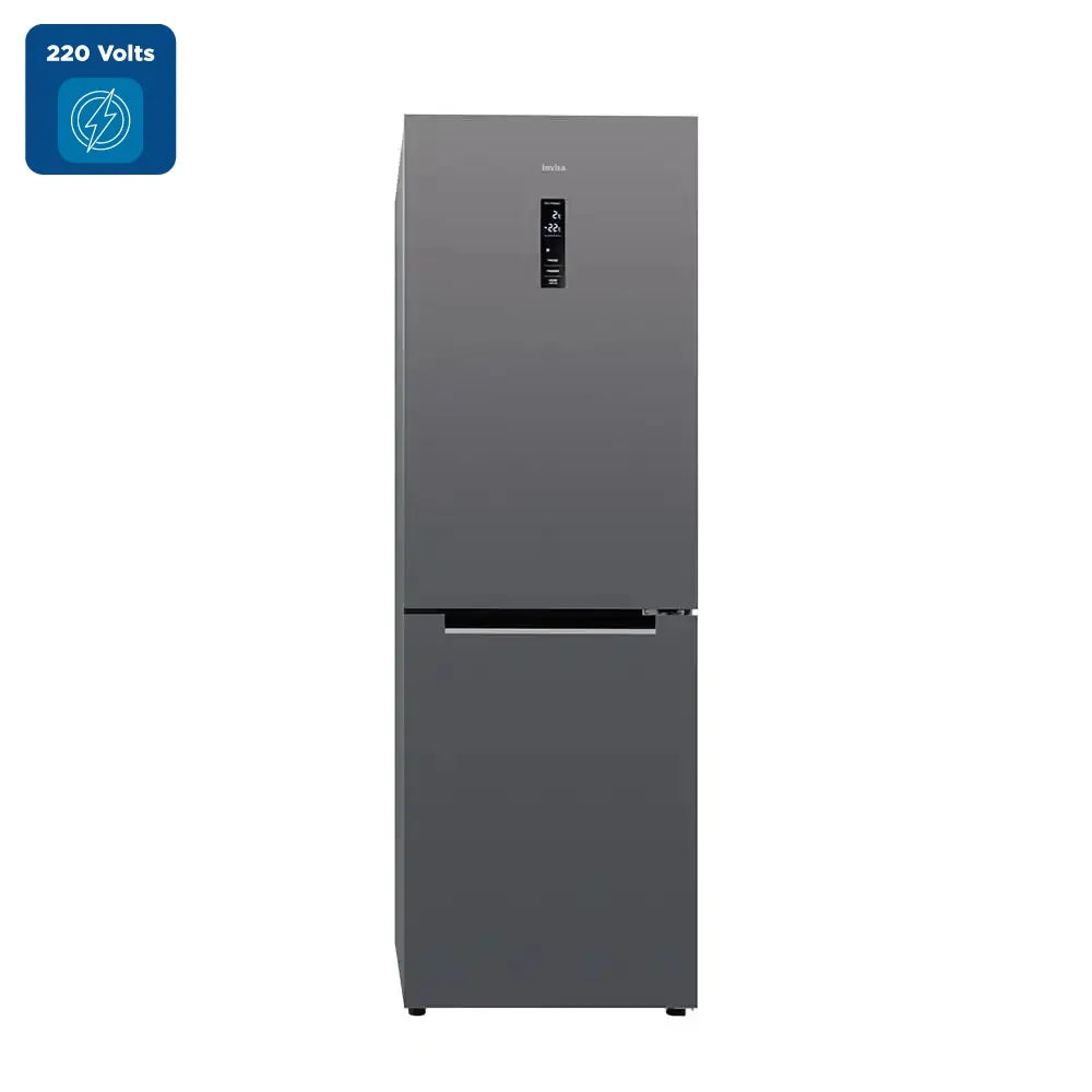 Refrigerador Invita 360 Litros Bottom Freezer Inox - 220 Volts