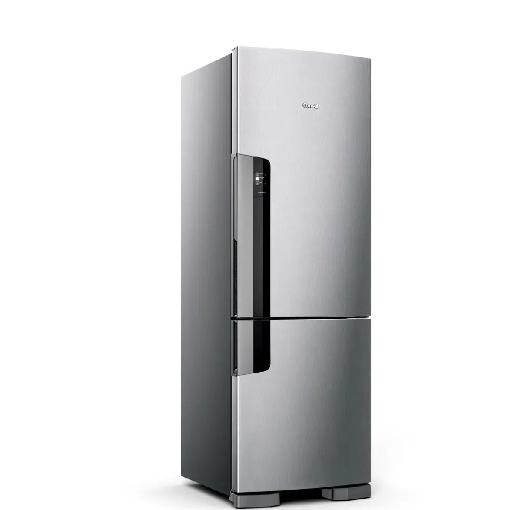Refrigerador Consul 397 Litros Frost Free Duplex Evox Inox Com Freezer Embaixo CRE44BK – 127 Volts