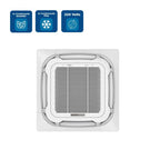 Ar Condicionado Split Cassete 4 Vias Inverter Elgin Plus 36000 BTU/h Frio Monofásico 45KDFI36C2NA – 220 Volts