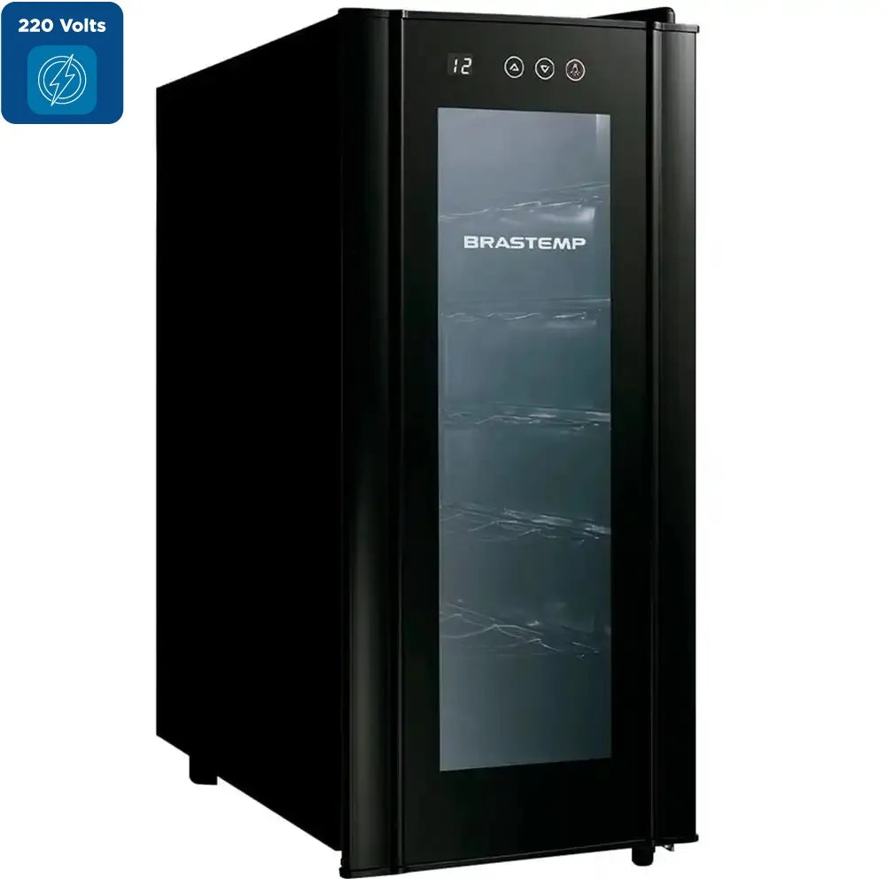 Adega Brastemp 12 Garrafas com Painel Touch Preta BZC12BE – 220 Volts