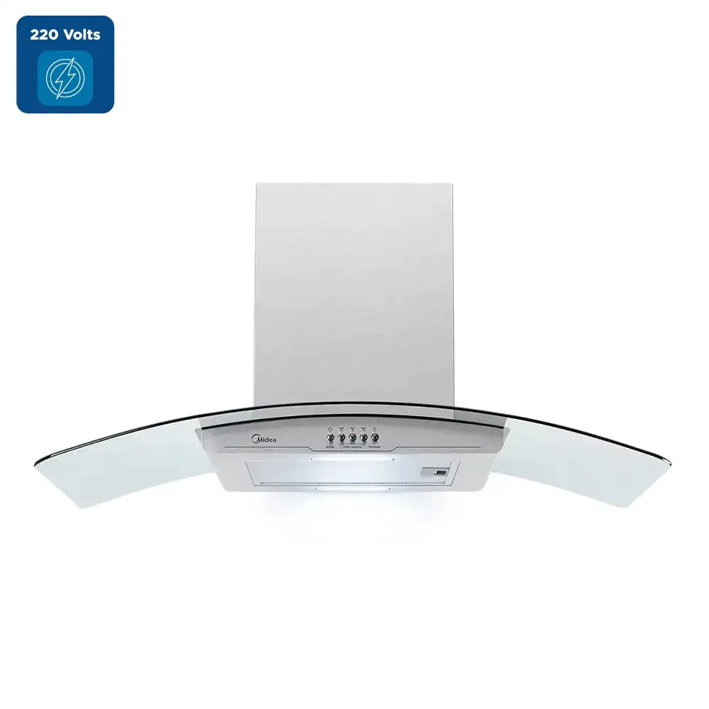 Coifa de Parede  Midea 90cm Vidro Inox RGB902 – 220 Volts