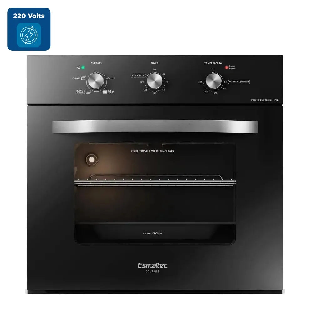 Forno de Embutir Esmaltec 71 Litros FE0171 Preto - 220 Volts