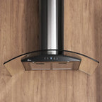 Coifa de parede Fischer Talent Touch 90 cm Vidro Digital - 220 Volts