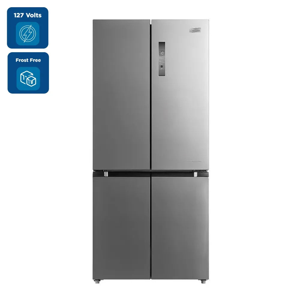 Refrigerador Midea French Door Inverter Quattro 482 Litros Inox MD-RF556 – 127 Volts
