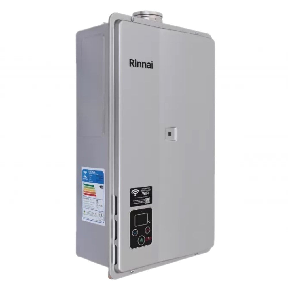 Aquecedor de Água a Gás Rinnai E33 GLP 32,5 Litros Prata Bivolt