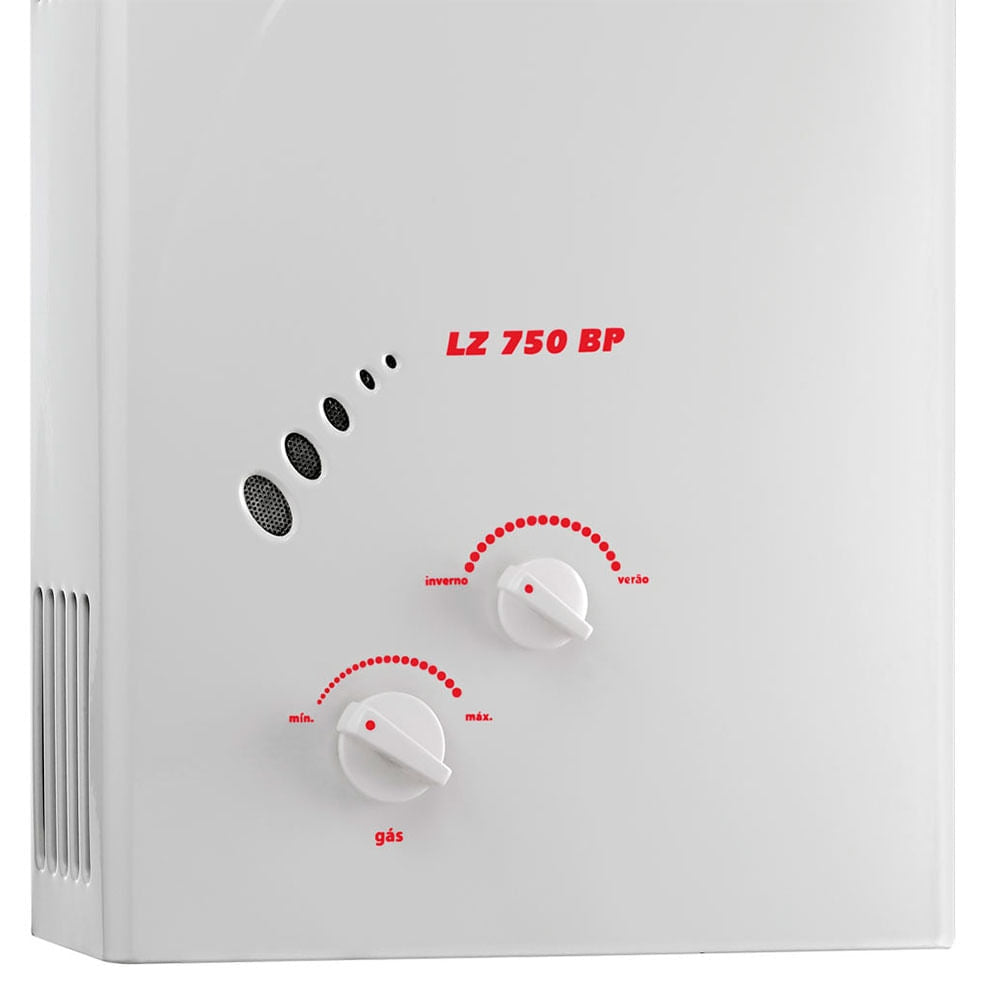 Aquecedor de Água a Gás Lorenzetti LZ 750BP GLP 7 Litros