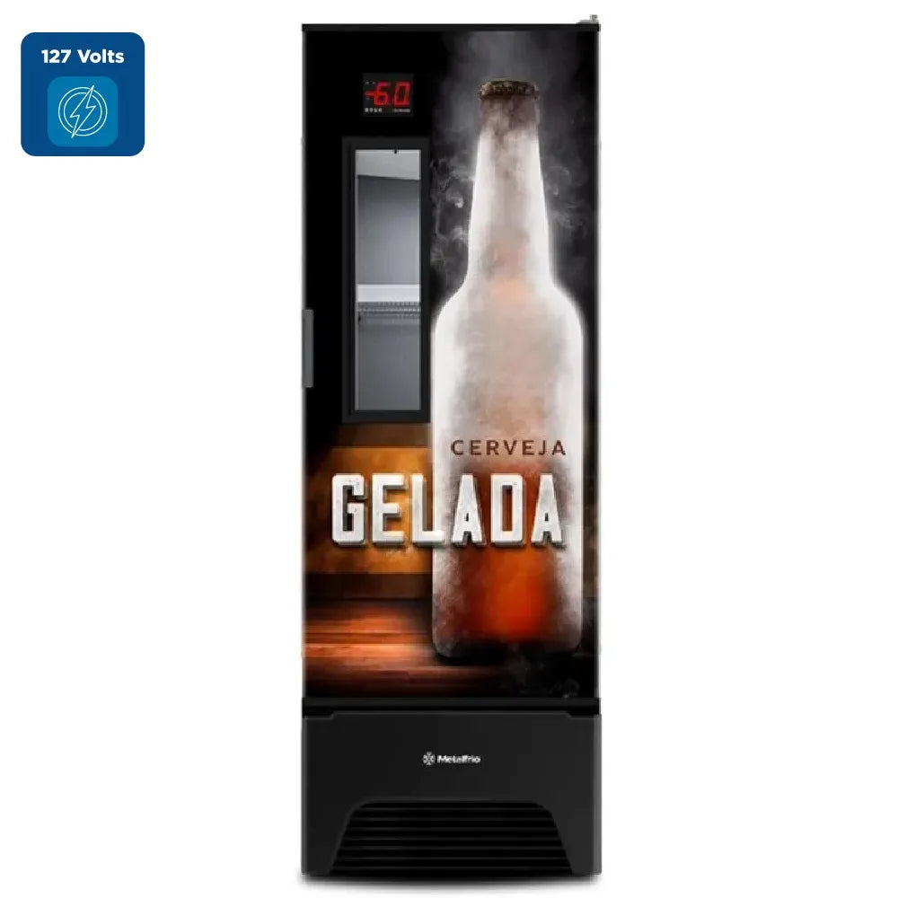 Cervejeira Metalfrio 526 Litros Preta VN50AF - 127 Volts