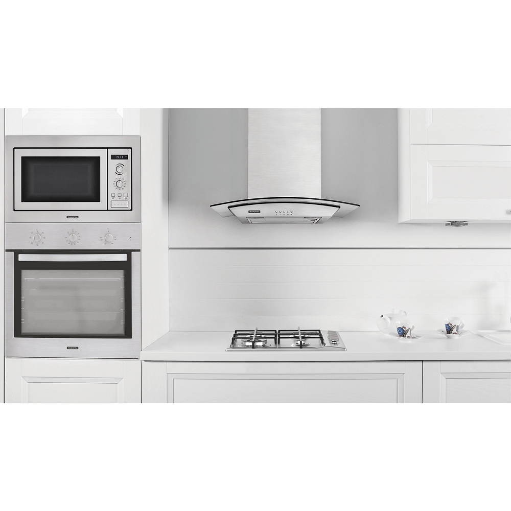 Coifa de Parede Tramontina 60 cm New Vetro Inox - 220 Volts