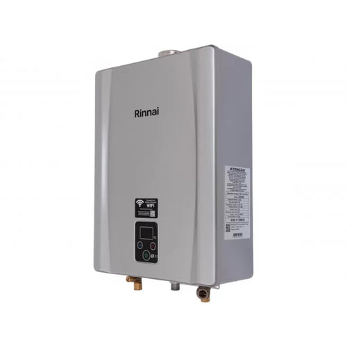 Aquecedor de Água a Gás Rinnai E21 GLP 21 Litros Prata Bivolt