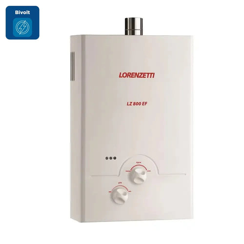 Aquecedor de Água a Gás  Lorenzetti 800EF-B GN - Bivolt