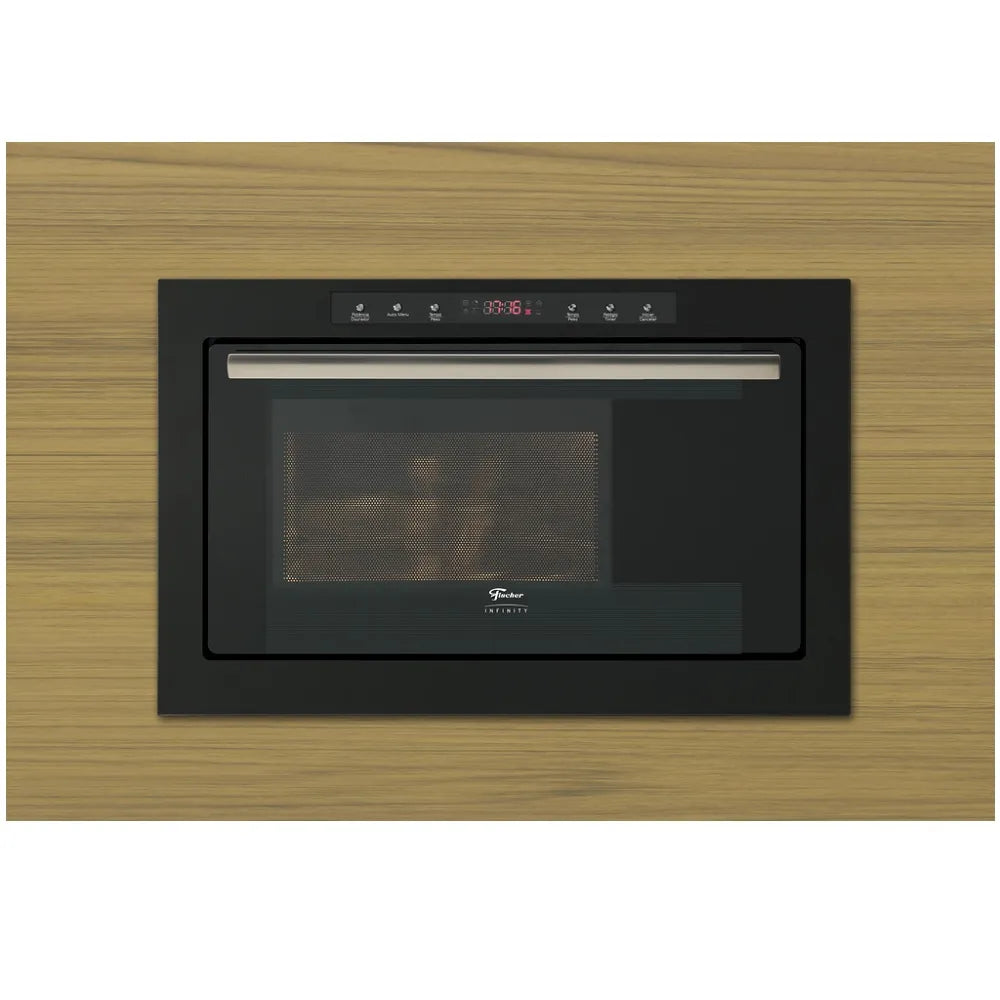 Micro-ondas de Embutir Fischer 25 Litros Infinity Dourador Preto 220V