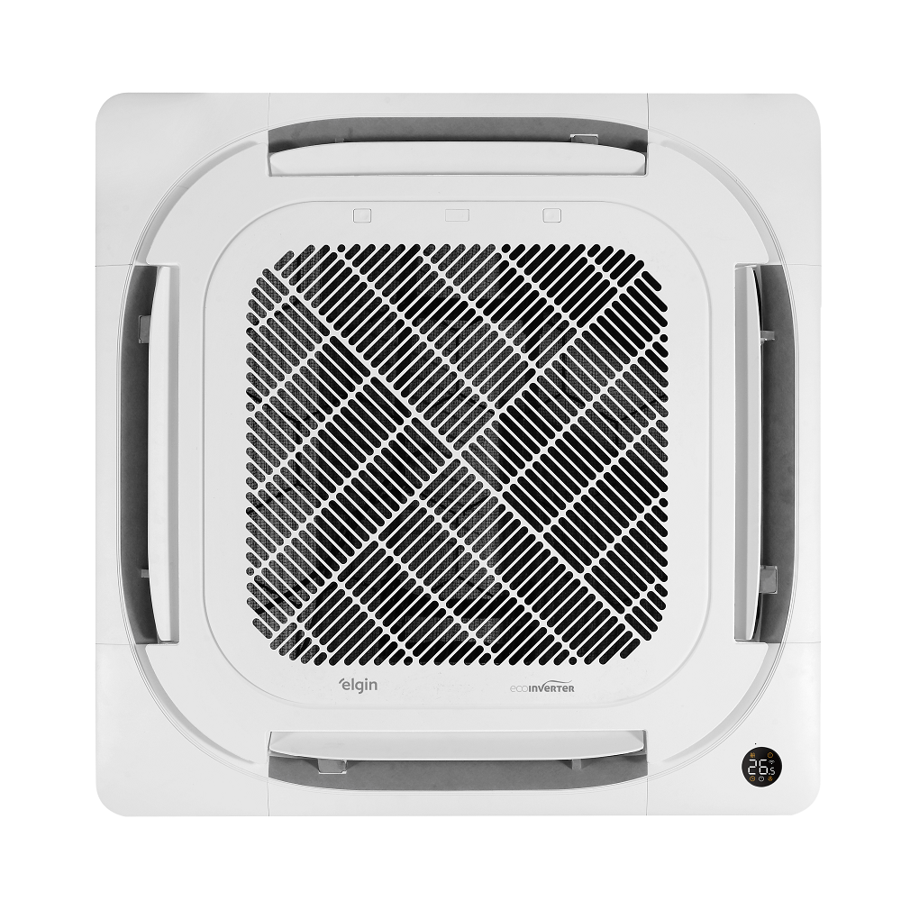 Ar Condicionado Split Cassete Inverter Elgin Eco 24000 BTU/h Quente e Frio  Monofásico 45KVQI24C2NA – 220 Volts