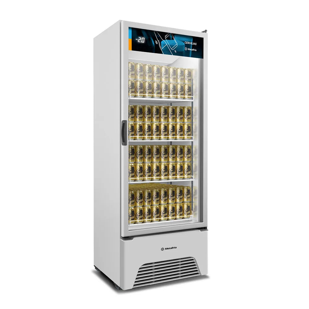 Cervejeira Metalfrio 513 Litros Optima Porta de Vidro Branca VN50AH – 220 volts