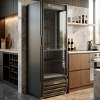 Cervejeira Refribras 500 Litros Porta de Vidro Preta Vega C500P2 - 220 Volts