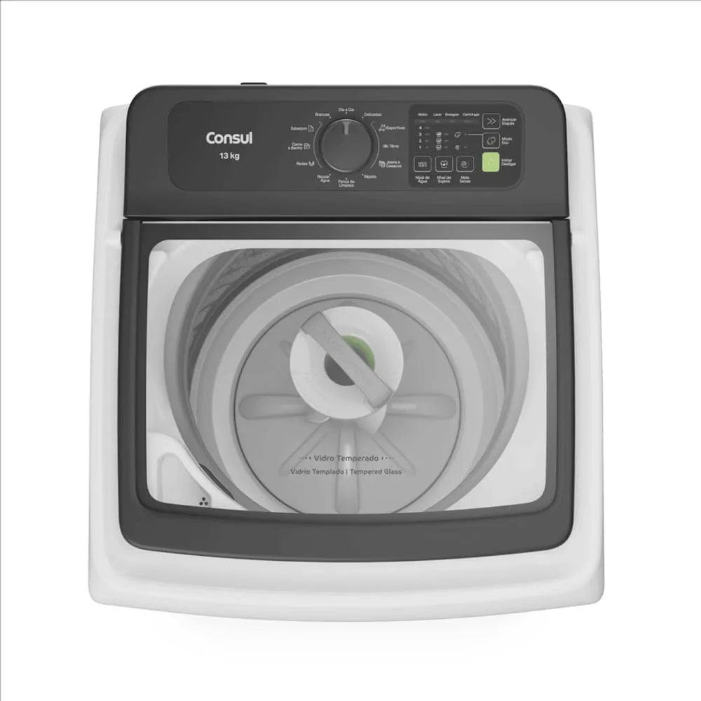 Lavadora de Roupas Consul 13Kg com Modo Eco Branca CWN13AB – 220 Volts