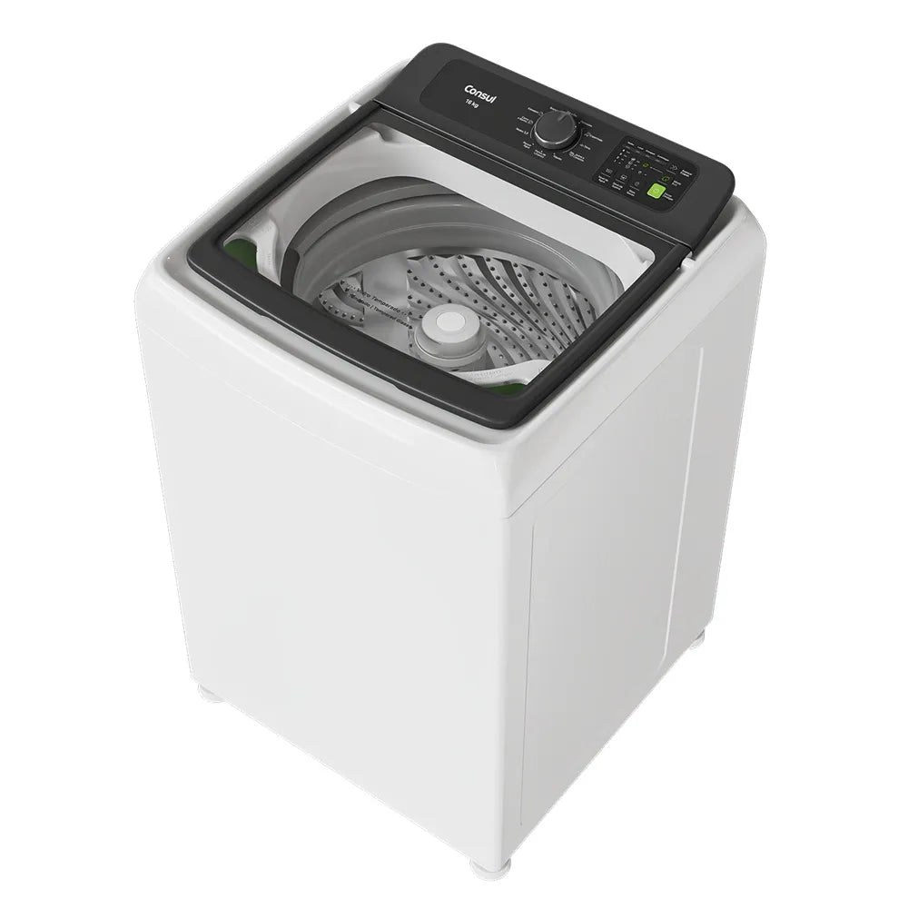 Lavadora de Roupas Consul 16Kg com Modo Eco Branca CWN16AB - 127 Volts