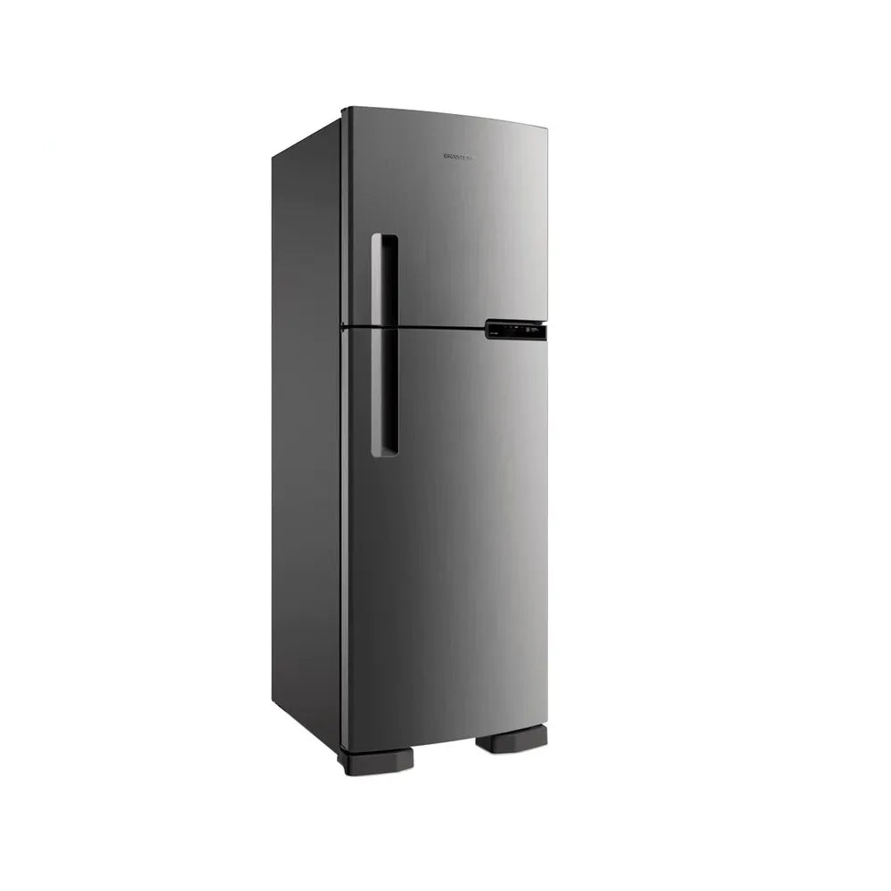 Refrigerador Brastemp Frost Free 375 Litros Duplex com Compartimento Extrafrio Inox BRM44HK - 220 Volts