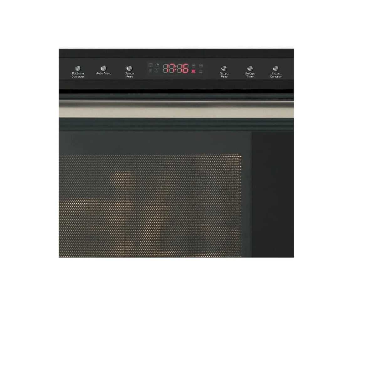 Micro-ondas de Embutir Fischer 25 Litros Infinity Dourador Preto 220V