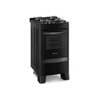 Fogão 4 Bocas Continental Automático com Mesa Compartimentada Preto FC4VP – Bivolt