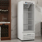 Cervejeira Refribras 400 Litros Porta de Vidro Branca Vega C400B1 - 127 Volts