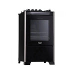 Fogão de Piso Dako 4 Bocas Magister com Mesa de Vidro Preto – Bivolt