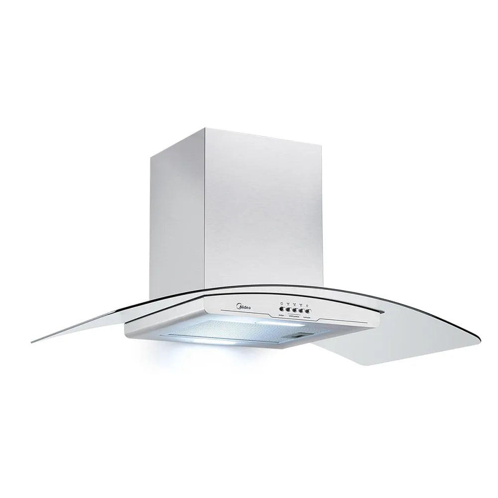 Coifa de Parede  Midea 90cm Vidro Inox RGB902 – 220 Volts