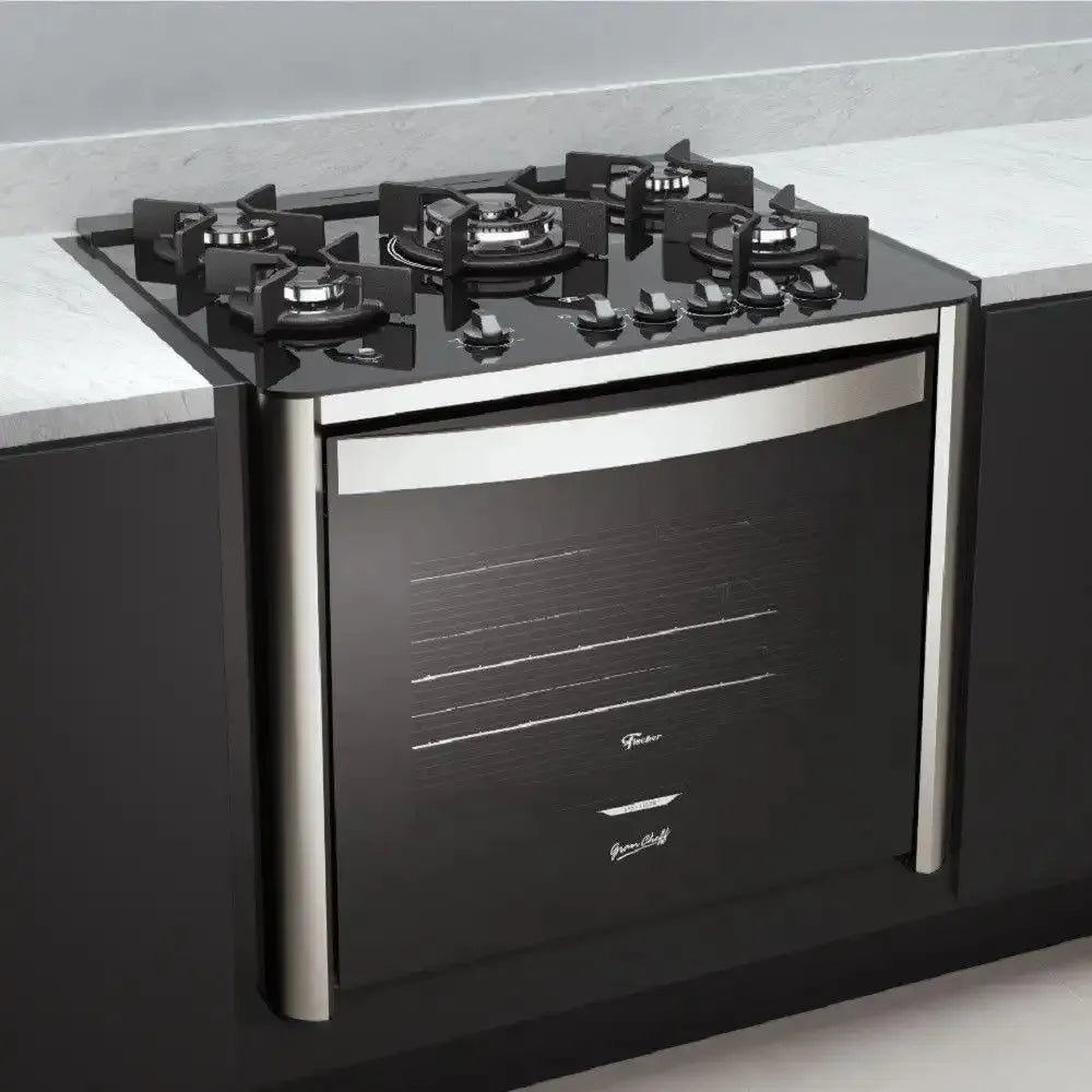 Fogão de Embutir Fischer 5 Bocas Gran Cheff - 220 Volts