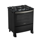 Fogão de Piso Esmaltec 5 Bocas Esmeralda Glass Preto – Bivolt