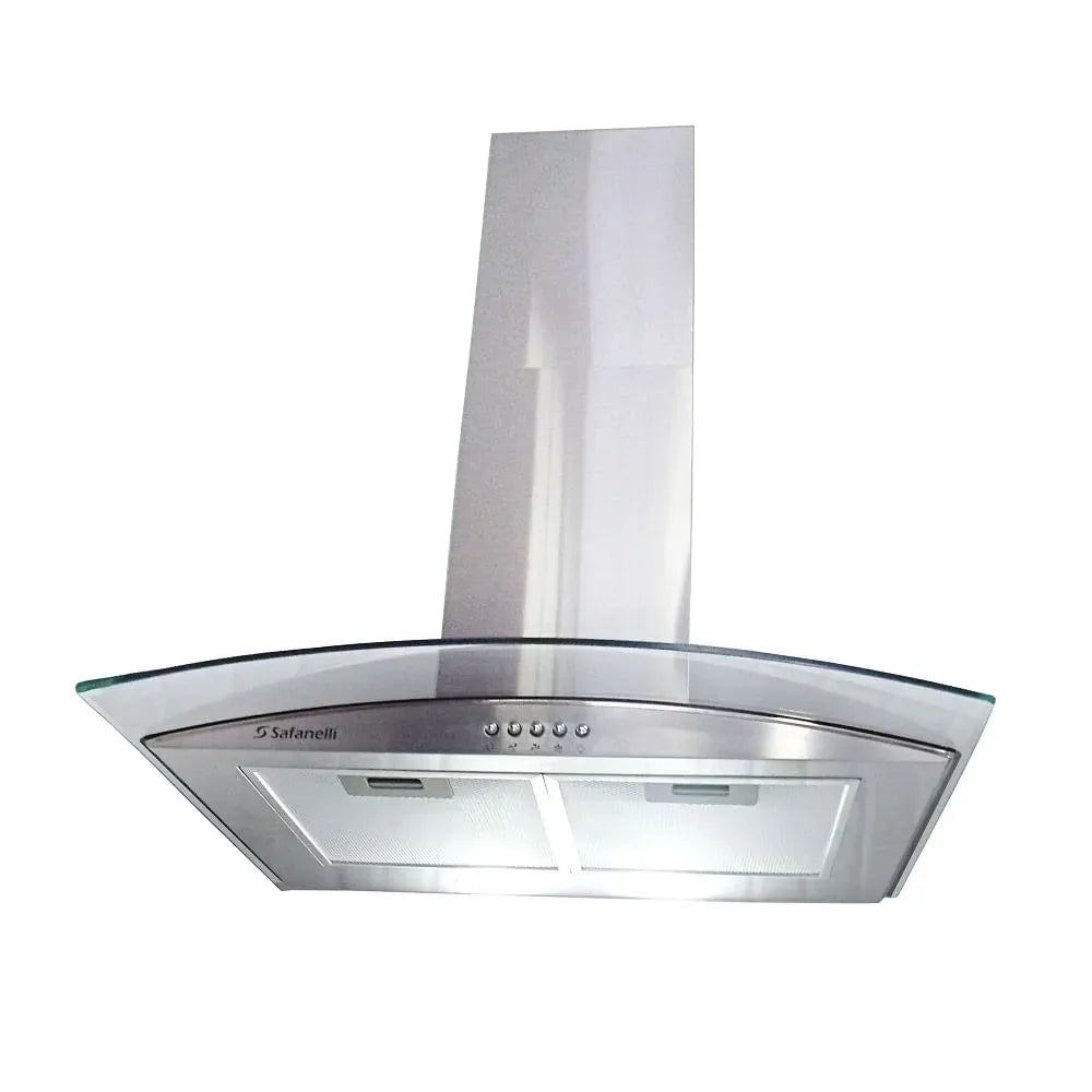 Coifa de Parede Safanelli 60cm Vidro Curvo Inox CVC60220 - 220 Volts