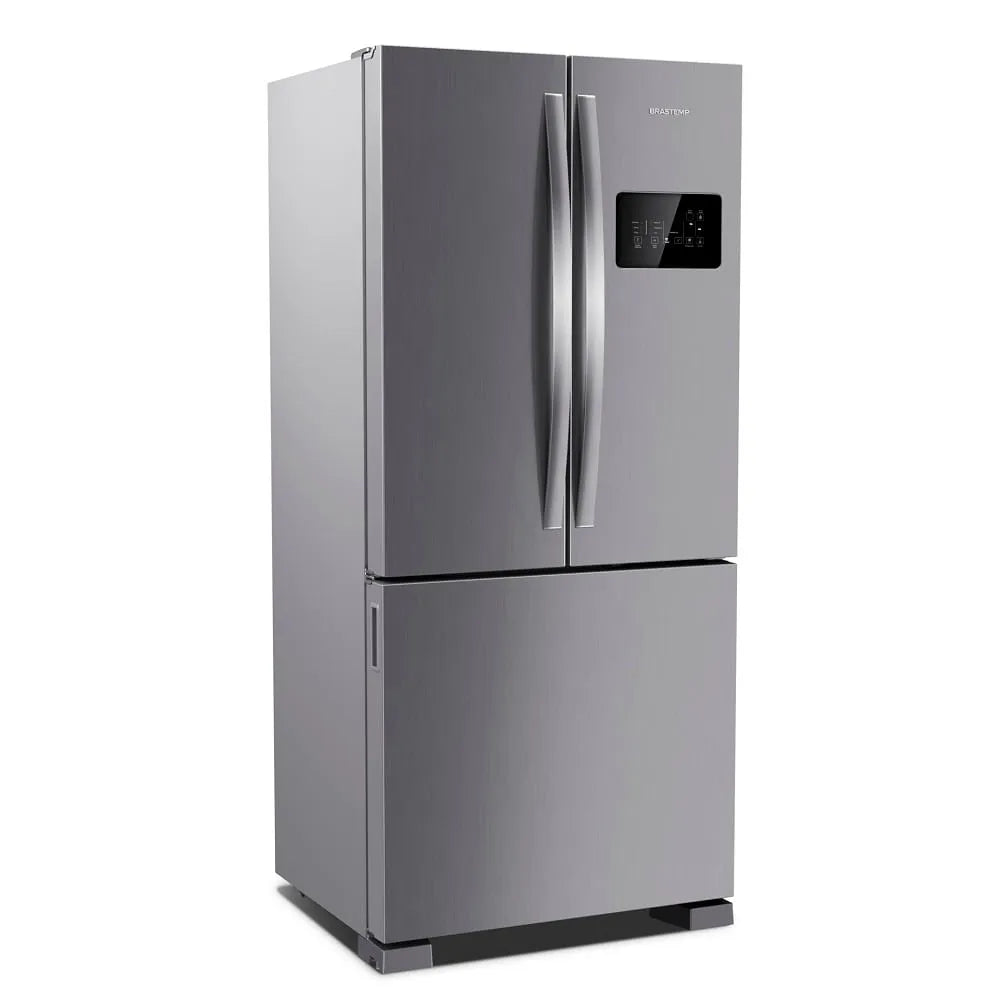 Refrigerador Brastemp Frost Free French Door 554 Litros Inox BRO85AK – 127 Volts