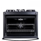 Fogão de Embutir Dako 5 Bocas Turbo Glass Preto - Bivolt