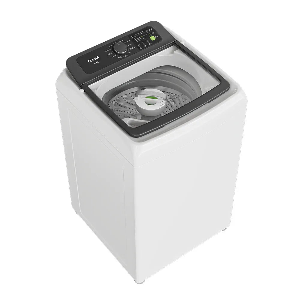Lavadora de Roupas Consul 14Kg com Modo Eco Branca CWN14AB - 220 Volts