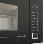Micro-ondas de Embutir Mueller 25 Litros Painel Touch Grill Display Digital Preto 220V MMO0225G1