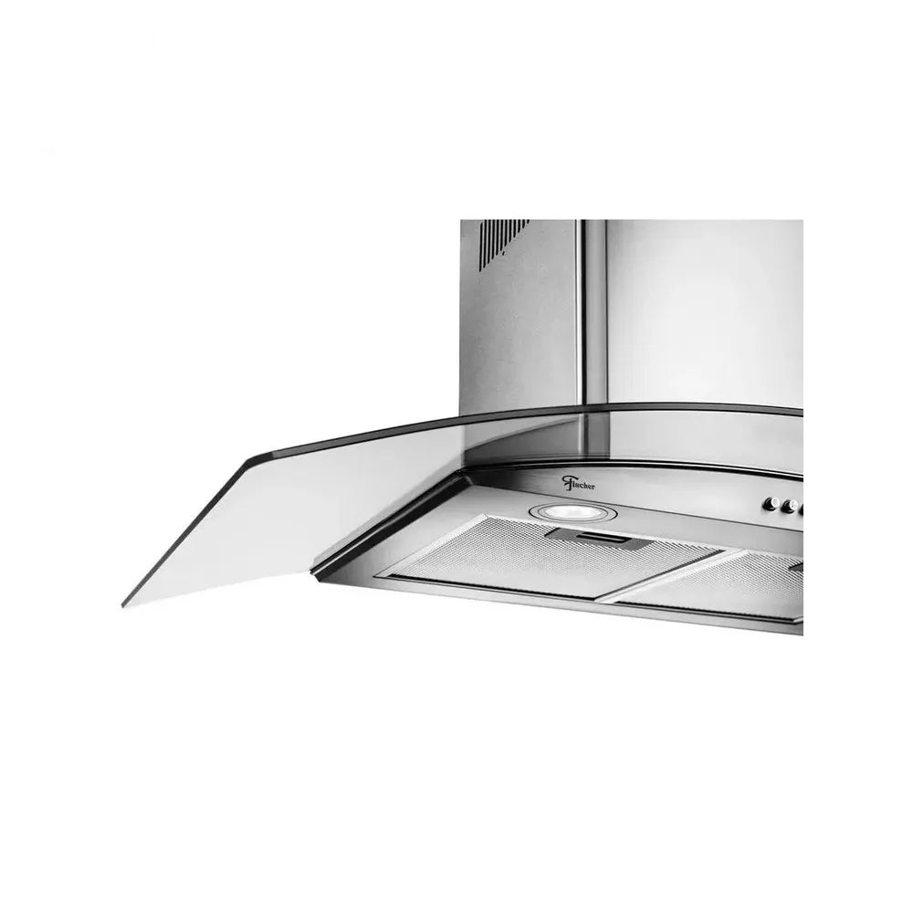 Coifa de Parede Fischer Talent CTF090 90 cm Vidro - 220 Volts