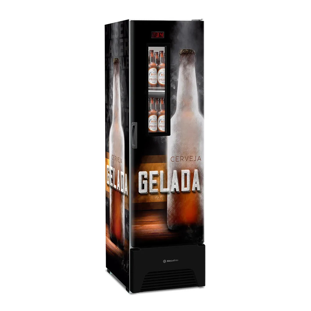 Cervejeira Metalfrio 324 Litros Optima com Visor Expositor Slim VN28FP – 220 volts