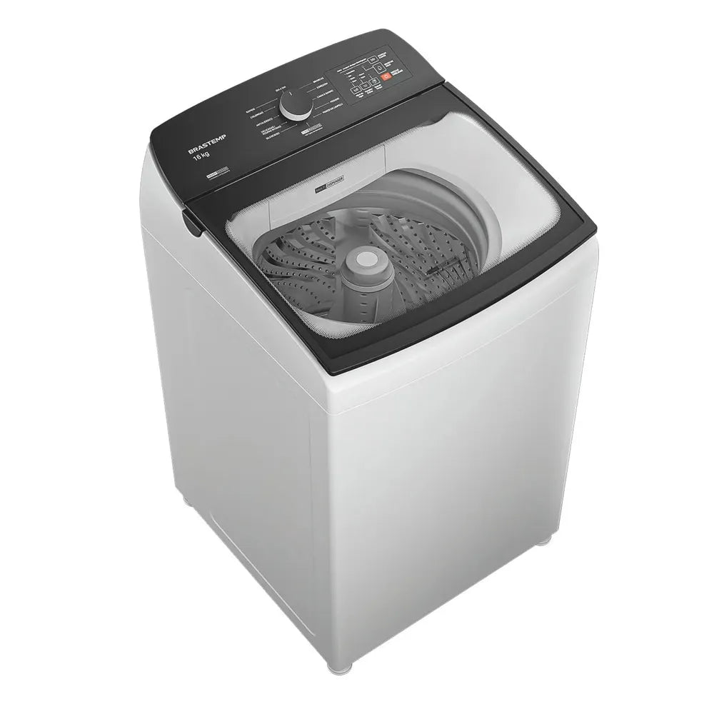 Lavadora de Roupas Brastemp 16Kg com Ciclo Tira Manchas Advanced e Smart Sensor Branca BWF16AB - 127 Volts