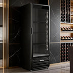 Freezer Vertical Refribras 500 Litros Porta de Vidro Preto Vega FV500P1 - 127 Volts