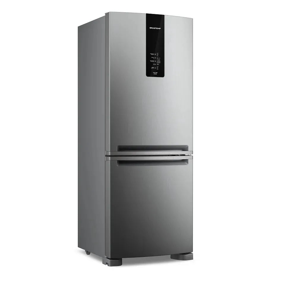 Refrigerador Brastemp 447 Litros Frost Free Inverse Inox BRE57FK – 127 Volts