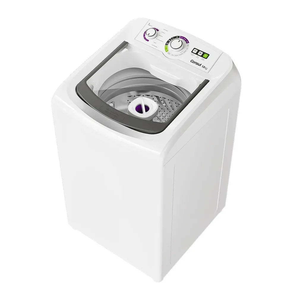Lavadora de Roupas Consul 13Kg com Dosagem Econômica e Ciclo Edredom Branca CWH13AB - 220 Volts