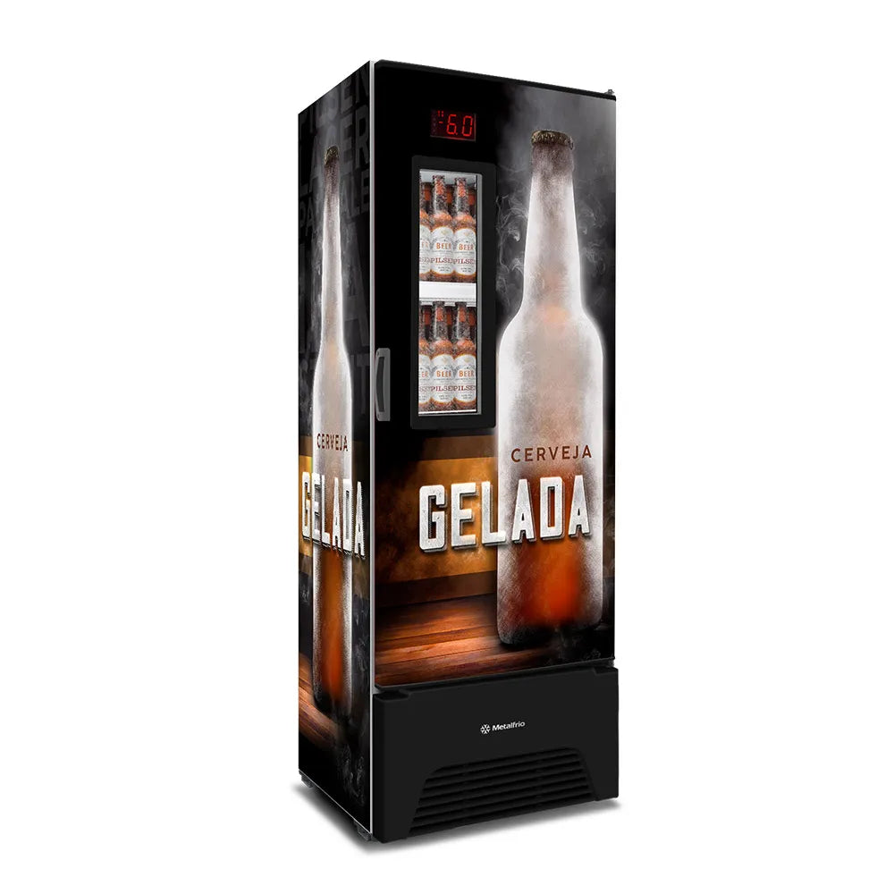 Cervejeira Metalfrio 526 Litros Preta VN50AF - 220 Volts