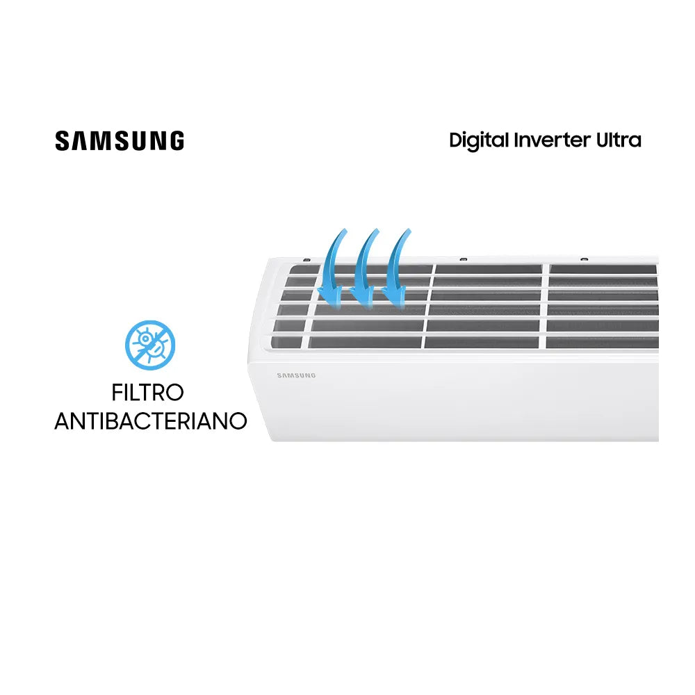 Ar Condicionado Split Hi Wall Inverter Samsung Digital Ultra 22000 BTU/h Quente e Frio AR24TSHZDWKNAZ – 220 Volts