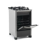 Fogão de Piso Fischer 4 Bocas Gran Cheff com Mesa de Vidro Silver - Bivolt