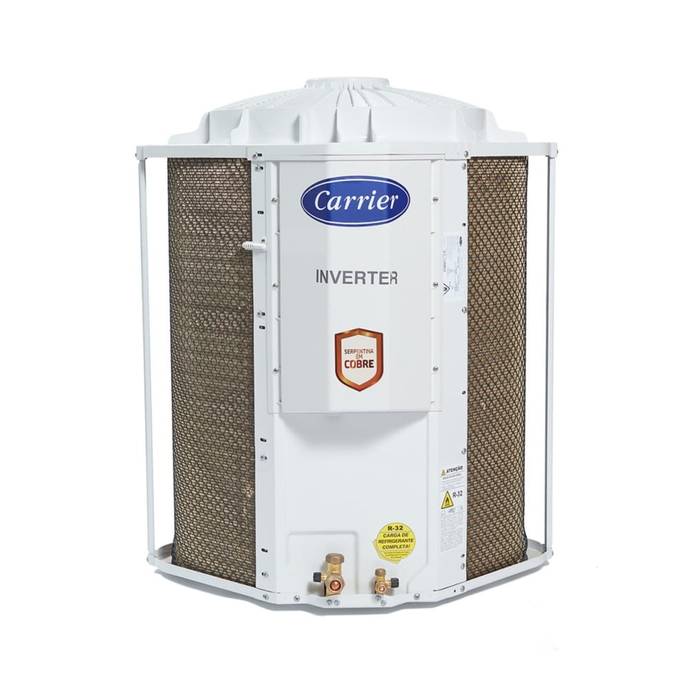 Ar-Condicionado Split Cassete Inverter 4 Vias Carrier Connect 18.000 BTUs R-32 Só Frio 220V Monofásico